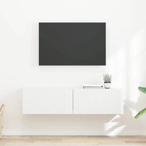 vidaXL Ντουλάπι Τηλεόρασης Τοίχου 2 pcs Λευκό 60 x 31 x 29,5 εκ