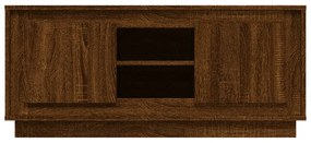 vidaXL Έπιπλο Τηλεόρασης Καφέ Δρυς 102 x 35 x 45 εκ. από Επεξεργ. Ξύλο