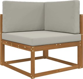 vidaXL Μαξιλάρι Καναπέ Εξωτερικού Χώρου 3 pcs Γκρι Πολυεστέρας