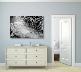 Στοιχεία εικόνας Mandalas σε ασπρόμαυρο - 120x80