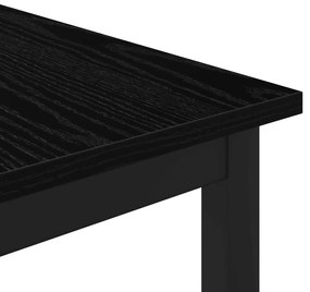 vidaXL Τραπεζάκι σαλονιού Μαύρη Οξυά 60 x 50 x 36 εκ