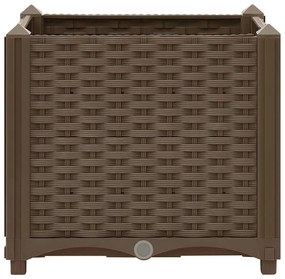 vidaXL Ζαρντινιέρα 40 x 40 x 38 εκ. από Πολυπροπυλένιο