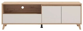 Έπιπλο τηλεόρασης STIRLING 157 3K1F2V Artisan Oak - Cashmere 157x40x53εκ. 157x40x53 εκ.