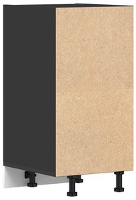 vidaXL Κάτω ντουλάπι Riga Μαύρο 40x44,5x81,5 cm Κατασκευασμένο ξύλο