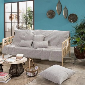 Ριχτάρι Savona 04 Grey Teoran Three-Seater 180x300cm Βαμβάκι-Πολυέστερ