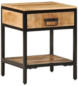 vidaXL Κομοδίνο 40x35x50 εκ. Μασίφ Ξύλο Μάνγκο