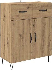 vidaXL Highboard 2 pcs Artisan Oak 69,5 x 34 x 180 εκ.