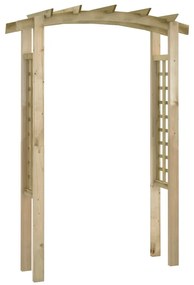 vidaXL Αψίδα Καφασωτό 150 x 60 x 210 εκ. από Ξύλο