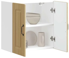 ντουλάπι τοίχου κουζίνας "Kalmar" Sonoma Oak Engineered Wood - Καφέ