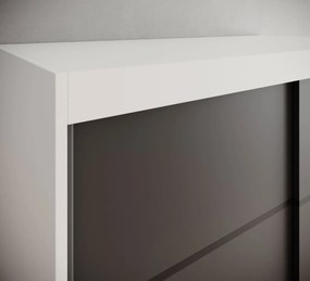 Ντουλάπα Lissa 120 συρόμενη-Leuko-Mauro