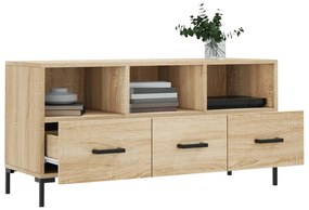 vidaXL Έπιπλο Τηλεόρασης Sonoma Δρυς 102 x 36 x 50 εκ. Επεξεργ. Ξύλο