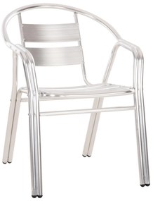 Armchair Moris  Aluminum Double Frame 56x60x75 cm