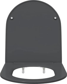 vidaXL Λεκάνη Ανθρακί 47 x 36 x 3,4 εκ Δυροπλάστ