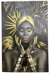 Πίνακας σε καμβά Umone I Inart 80x3x120εκ