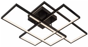 Φωτιστικό Οροφής Lucide 78101-60-30 LOKERO Μαύρο Ματ (Black Mat) 2700 K