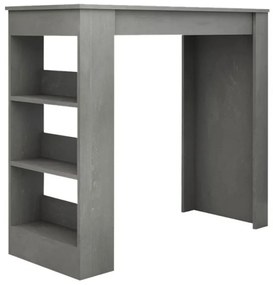 Τραπέζι Μπαρ Deep 0249653 120x50x100cm Grey Particle Board, Melamine