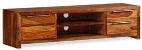 vidaXL Έπιπλο Τηλεόρασης 120 x 30 x 30 εκ. από Μασίφ Ξύλο Sheesham