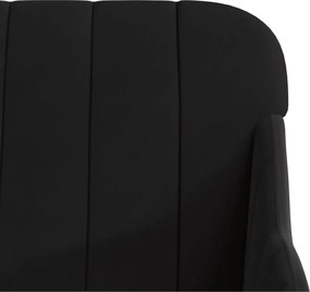 vidaXL Πολυθρόνα Μαύρη 63 x 76x 80 εκ. Βελούδινη