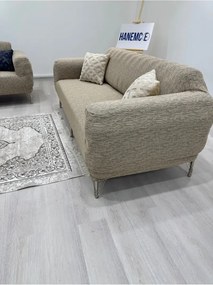Stewehome Σετ καλύμματα καναπέ από πολυεστέρα και βαμβάκι με ριγέ σχέδιο 180x230 cm