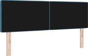 vidaXL Κεφαλάρι Σκούρο Μπλε 160 cm Βελούδο