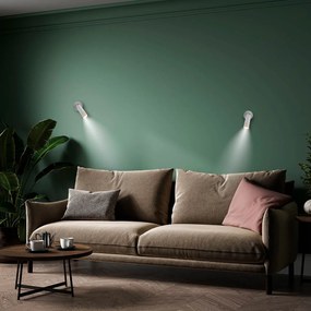 LED Σποτάκι Τοίχου Roll 4 Επαναφορτιζόμενο ø4,5 Θερμό 3000K Χωρίς Καλώδιο - Λευκό