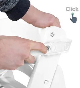 Καρέκλα φαγητού Fino-Λευκό