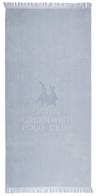 Πετσέτα Θαλάσσης 3624 Silver-Grey Greenwich Polo Club Beach 70x170cm 100% Βαμβάκι