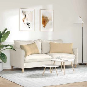 vidaXL Μαξιλάρι Καναπέ 2 pcs Γκρι Πράσινο 80 x 40 cm