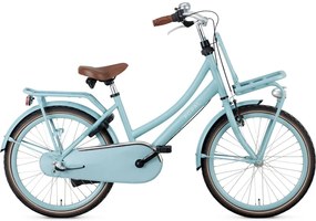 Daily Dutch Basic+ 22 Inch 35 cm Girls 3SP Coaster Brake Matte bluePopal