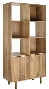 Ράφια DKD Home Decor Χρυσό Φυσικό Ξύλο από Μάνγκο 90 x 40 x 180 cm