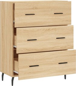 vidaXL Ντουλάπι Sonoma Δρυς 69,5 x 34 x 90 εκ. από Επεξεργασμένο Ξύλο