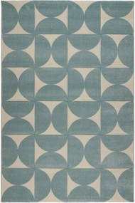 Χαλί City 64209 230 Blue-Ecru Βιοκαρπέτ 200X290cm
