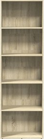 vidaXL Βιβλιοθήκη Sonoma Δρυς 60x30x189 εκ. από Επεξεργασμένο Ξύλο