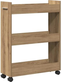 vidaXL Ντουλαπιού (Cabinet) 60 x 22 x 79 εκ Artisan Oak