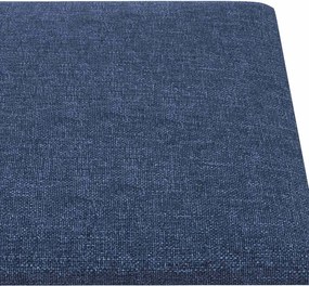 vidaXL Κεφαλάρι Τοίχου 12 pcs 30 x 15 cm Μπλε ύφασμα