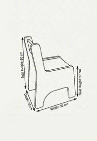 Kid's Chair Artmtkchr - Blue Blue
White