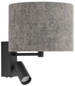 Φωτιστικό Τοίχου Lago A 11677 23x25.5-30cm 10W Led, 10W Gu10/Led Grey Nowodvorski