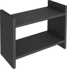Ραφιέρα κουζίνας Denver Megapap χρώμα ανθρακί 34x10x30εκ.