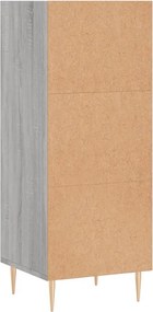 vidaXL Ντουλάπι Γκρι sonoma 34,5x32,5x90εκ. από Επεξεργασμένο Ξύλο