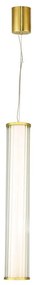 Φωτιστικό Οροφής Led Frida 4237700 Gold Mat Viokef Metal, Glass