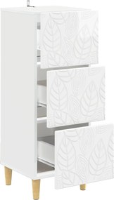 vidaXL Ντουλάπι με Συρτάρια 33 x 34,5 x 90 εκ Επεξεργασμένο Ξύλο