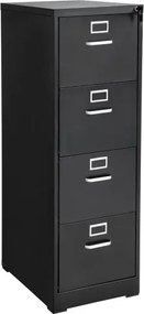VEVOR 4 Drawer File Cabinet Metal Vertical Cabinet with Lock for Home Office