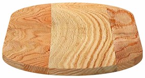 vidaXL Επιτραπέζια επιφάνεια Ανοιχτό Καφέ 80x40x2 εκ. Ξύλο Δρυός Οβάλ
