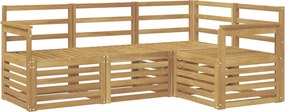 vidaXL Σετ Καναπέ 4 pcs Λευκό 187,5 x 128,5 x 73 εκ
