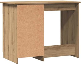 vidaXL Γραφείο Αρτισιανή Δρυς 100x50x76 εκ. από Επεξεργασμένο Ξύλο