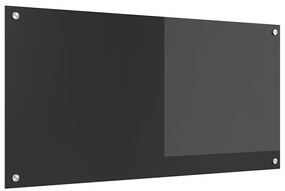 vidaXL Πίσω Πάνελ Κουζίνας Σκούρο γκρι 100 x 50 x 0.6 εκ.