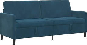 vidaXL Καναπές με Αποθήκευση Μπλε 192 x 78 x 87 εκ. Πολυεστέρας