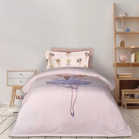 Κουβέρτα Παιδική 4913 Fleece Pink-Lilac Das Home Single 160x220cm Πολυέστερ