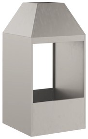 vidaXL Φουγάρο 50x50x100 εκ. από ανθεκτικό χάλυβα