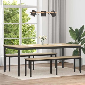 vidaXL Τραπεζαρίες 200 x 100 x 75 cm Επεξεργασμένο ξύλο Ορθογώνιος
